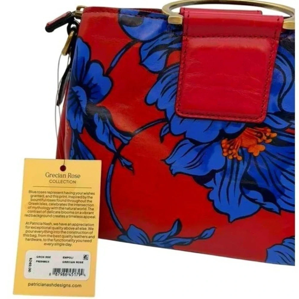 Patricia Nash Leather Floral Crossbody Bag - Vintage‎ Tooled Botanical - NWT